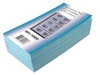 Garderobeblokken nummers van 501 t.e.m. 1.000, blauw - thumbnail