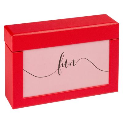Fotobox walther design fun 10x15cm 100 foto's rood