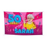 Paperdreams gevel vlag xxl sarah cartoon - thumbnail
