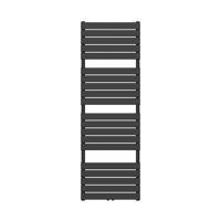 Handdoekradiator BWS Ress Middenaansluiting 180x60 cm Zwart Boss & Wessing - thumbnail