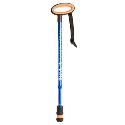 Flexyfoot wandelstok Blauw met ovale handvat Flexyfoot wandelstok Blauw met ovale handvat