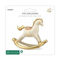 Folieballon Hobbelpaard (106x86cm) - thumbnail