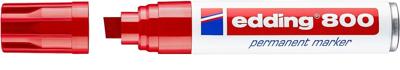 Permanente markeerstift Edding 800 Rood (5 Stuks)