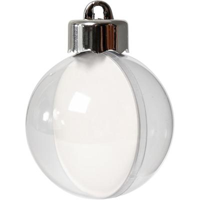 Creativ Company Deco ballen transparant 5cm, 10st.