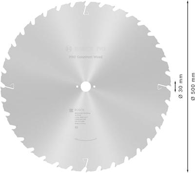 Bosch Accessories Construct Wood 2608640695 Hardmetaal-cirkelzaagblad 500 x 30 x 3.8 mm Aantal tanden: 36 1 stuk(s) Bosch Accessories Construct Wood 2608640695 Hardmetaal-cirkelzaagblad 500 x 30 x 3.8 mm Aantal tanden: 36 1 stuk(s)