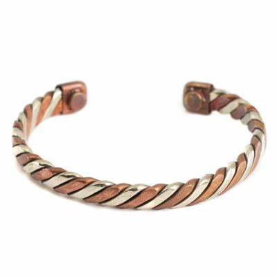 Koperen Magneet Armband "Duality"