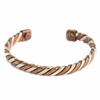 Koperen Magneet Armband "Duality" - thumbnail