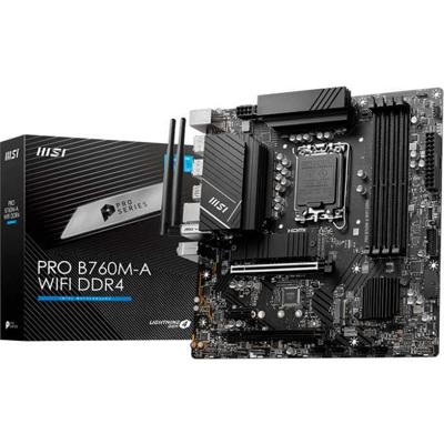 Moederbord Intel MSI PRO B760M-A WIFI DDR4
