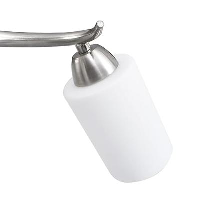 Plafondlamp met keramieke cilindervormige kappen 3xE14 wit - thumbnail