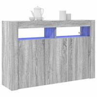 Dressoir Grijs sonoma 116 x 30 x 75 cm Bewerkt hout - thumbnail