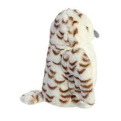 Eco Nation Pluchen knuffel - sneeuwuil - 20 cm