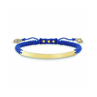 Thomas Sabo LBA0067-899-1 Blauw Zilver Gouden (21 cm) Dames armband