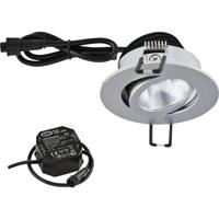 EVN PC650N91540 LED-inbouwlamp LED LED vast ingebouwd 8.4 W Chroom - thumbnail