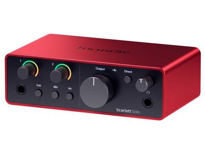 Focusrite Scarlett Solo 4th Gen USB audio interface