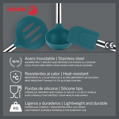 Set Keukengerei Fagor 81UCFGFUT3P Siliconen
