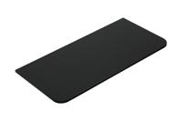 Topblad Wiesbaden Sulora 80x48 cm Afgeronde Hoeken Mat Zwart - thumbnail