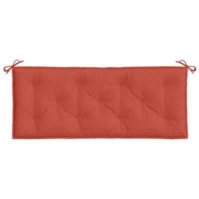 Tuinbankkussens 2 st 120x50x7 cm stof gemleerd rood Tuinbankkussens 2 st 120x50x7 cm stof gemleerd rood