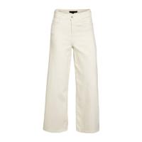 LOLALIZA cropped high waist wide leg jeans wit - thumbnail