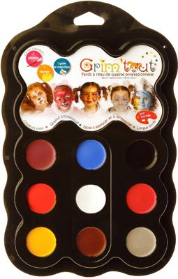 Grim&apos;tout schminkpalet Zoo Parade, 9 kleuren