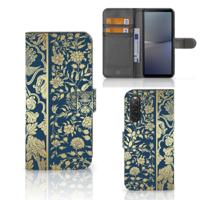 Sony Xperia 10 V Hoesje Beige Flowers - thumbnail