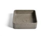 Waskom Ideavit Idea.Zoe 39x39x12 cm Vierkant Terrazzo Grijs/Bruin - thumbnail