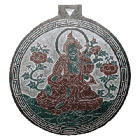 Leisteen Reliëf Groene Tara - thumbnail