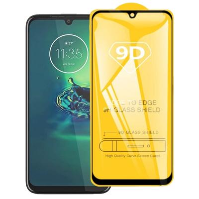 Voor Motorola Moto G8 Plus 9D Full Glue Full Screen Tempered Glass Film
