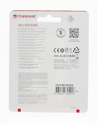 Transcend 830S 2 TB SATA M.2 SSD 2280 harde schijf M.2 SATA 6 Gb/s Retail TS2TMTS830S Transcend 830S 2 TB SATA M.2 SSD 2280 harde schijf M.2 SATA 6 Gb/s Retail TS2TMTS830S