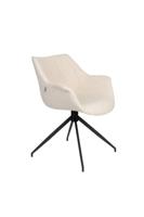 Zuiver Draaibare Eetkamerstoel 'Doulton' Bouclé - thumbnail