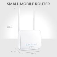 STRONG 4G-LTE router 350M - mobiele router voor stabiele snelle internetverbinding in thuiskantoor, vakantiehuis of camper - internet zonder configuratie - router met simkaart - thumbnail