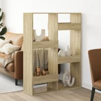 kamerscherm 100x33x155,5 cm bewerkt hout sonoma eikenkleurig - thumbnail