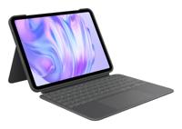 tablethoes Logitech iPad Pro 2024 Zwart Qwerty Spaans QWERTY - thumbnail