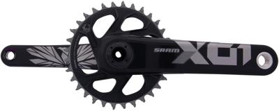 SRAM crankstel "x01 eagle" crankset x01 eagle 32t 170mm lunar polar