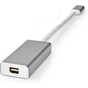 Nedis USB-C Adapter | USB-C Male naar Mini DisplayPort Female | 0.2 m | 1 stuks - CCTB64550AL02 CCTB64550AL02 Nedis USB-C Adapter | USB-C Male naar Mini DisplayPort Female | 0.2 m | 1 stuks - CCTB64550AL02 CCTB64550AL02