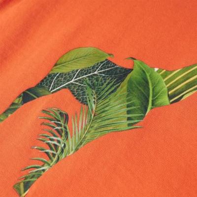 Kindershirt met girafprint 104 feloranje Kindershirt met girafprint 104 feloranje