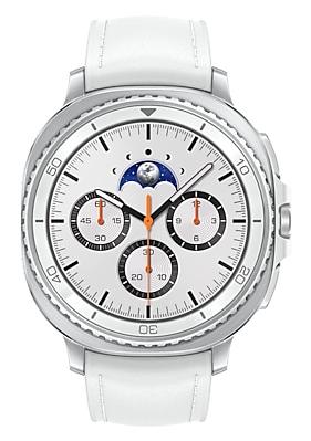 Samsung Galaxy Watch 8 Classic 3,3 cm (1.3") AMOLED 46 mm Digitaal 438 x 438 Pixels Touchscreen 4G Zilver Wifi GPS