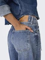 Only Onlgianna Mw Straight Dnm Dot596 15325796 Straight Leg Medium Blue Denim - thumbnail