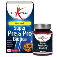 Lucovitaal Super pre & probiotica 120 miljard 56 Capsules - thumbnail
