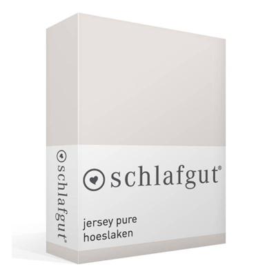 Schlafgut Schlafgut Pure Jersey Hoeslaken XL - 180x200 - 200x220 744 Sand Light