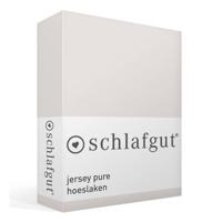 Schlafgut Schlafgut Pure Jersey Hoeslaken XL - 180x200 - 200x220 744 Sand Light - thumbnail