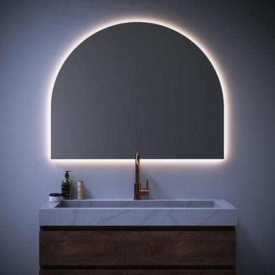 Spiegel Sanitop Halfrond Arch 120x95 cm Incl LED Verlichting Dimbaar Sanitop
