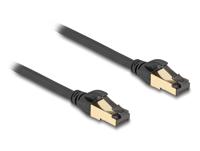 Delock 80246 RJ45 Netwerkkabel, patchkabel CAT 7 S/FTP 0.30 m Zwart 1 stuk(s) - thumbnail