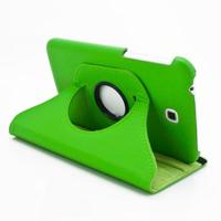 360 graden draaibaar Lichi structuur lederen hoesje met houder voor Samsung Galaxy Tab 3 (7.0) / P3200 / P3210(groen) - thumbnail