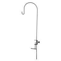 Tafelklem met Haak Antraciet 150cm - thumbnail