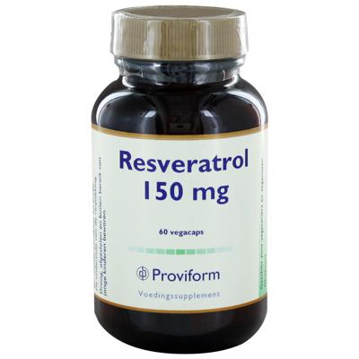 Proviform Resveratrol 150mg + 50mg druivenpitextract 60 Vegetarische capsules