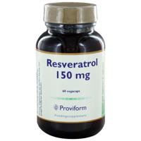 Proviform Resveratrol 150mg + 50mg druivenpitextract 60 Vegetarische capsules - thumbnail