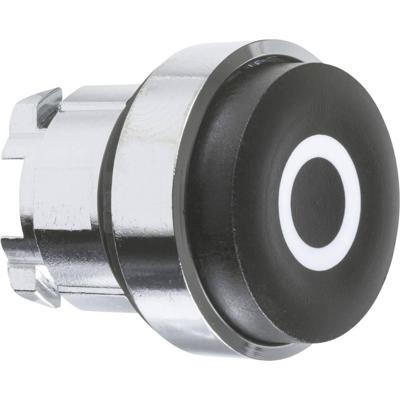 Schneider Electric ZB4BL232 ZB4BL232 Terugstelbaar (Ø) 22 mm O Chroom, Zwart 1 stuk(s)