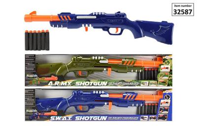 Toi-Toys Politie geweer blauw met 6 foampijlen