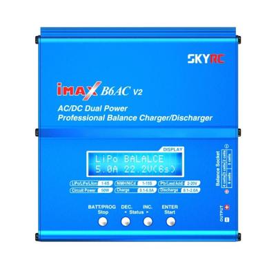 SKYRC B6AC V2 Multifunctionele modelbouwlader 6 A Li-poly, LiFePO, Li-ion, NiMH, NiCd, Lood SKYRC B6AC V2 Multifunctionele modelbouwlader 6 A Li-poly, LiFePO, Li-ion, NiMH, NiCd, Lood