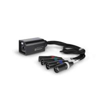 Palmer AoC Loom XLRm van etherCON naar 4x XLR male 50cm - thumbnail